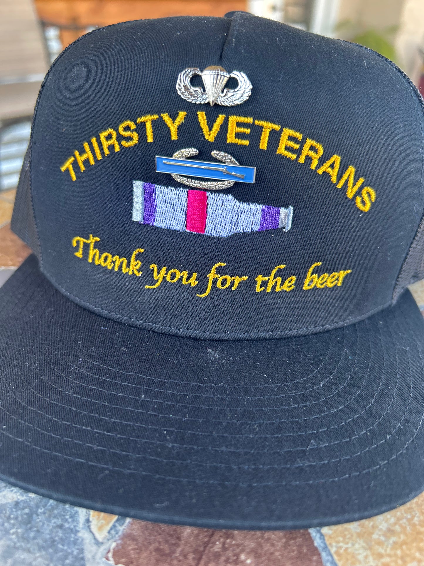Thirsty Veterans Trucker Cap