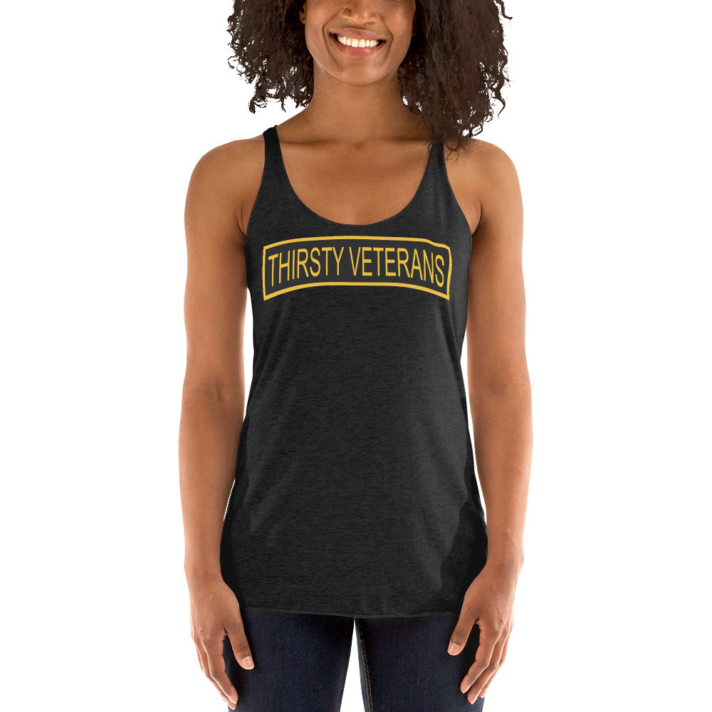 THIRSTY VETERANS Women's Racerback Tank